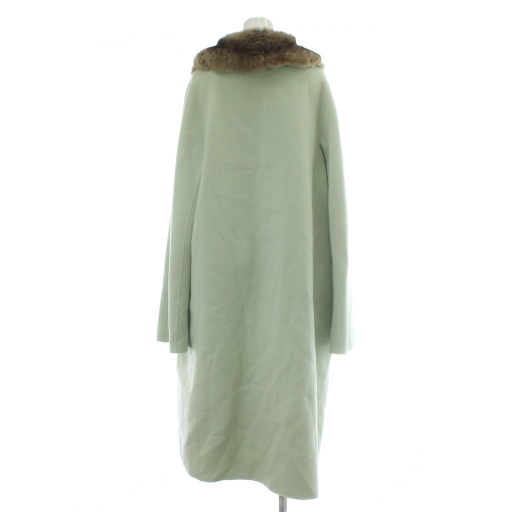 フォクシー FOXEY チンチラファー付カシミヤコート チェスターコート