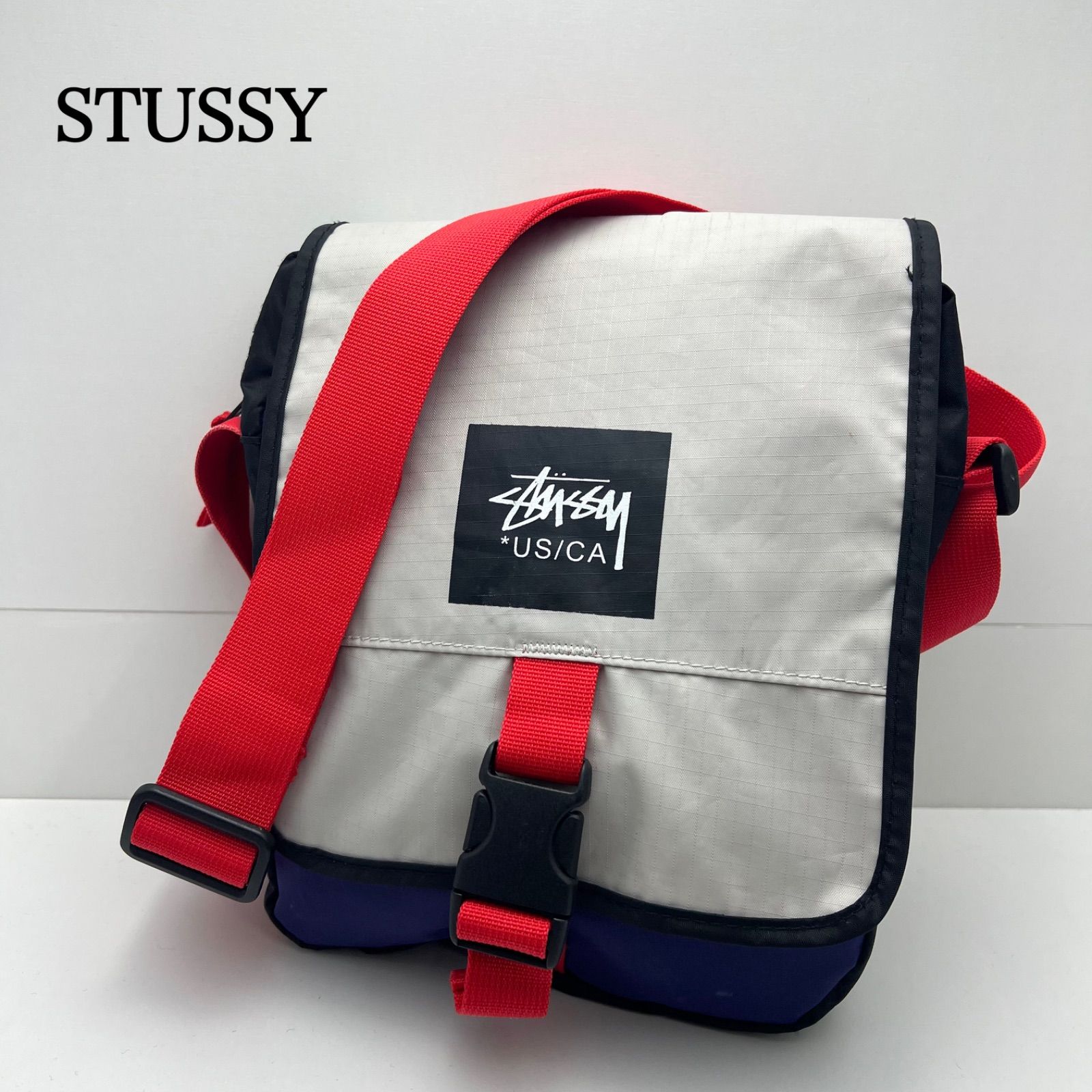 STUSSY 00s archive old shoulder bag multi ステューシー アーカイブ