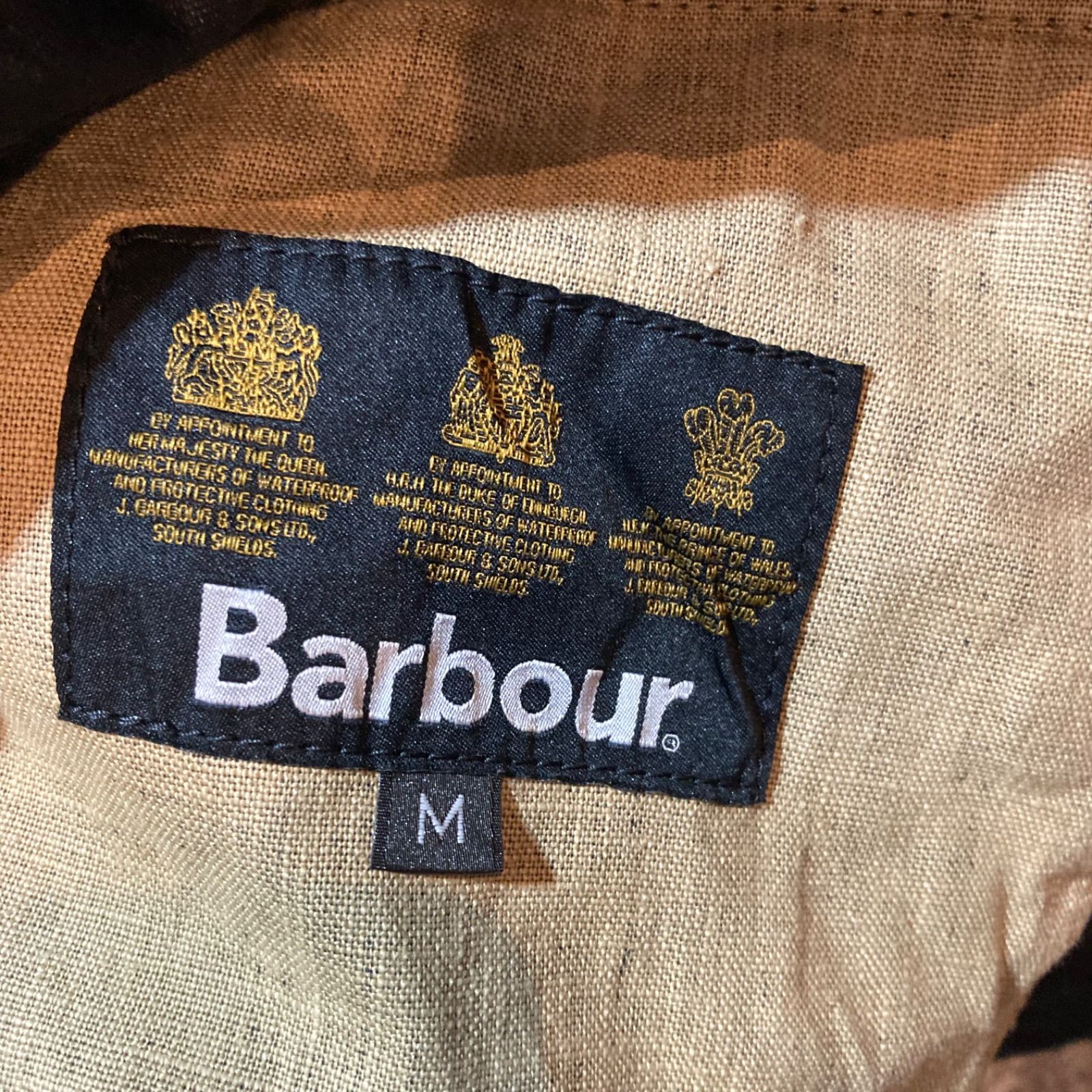 BARBOR dura linen urethane coating international jacket size M 