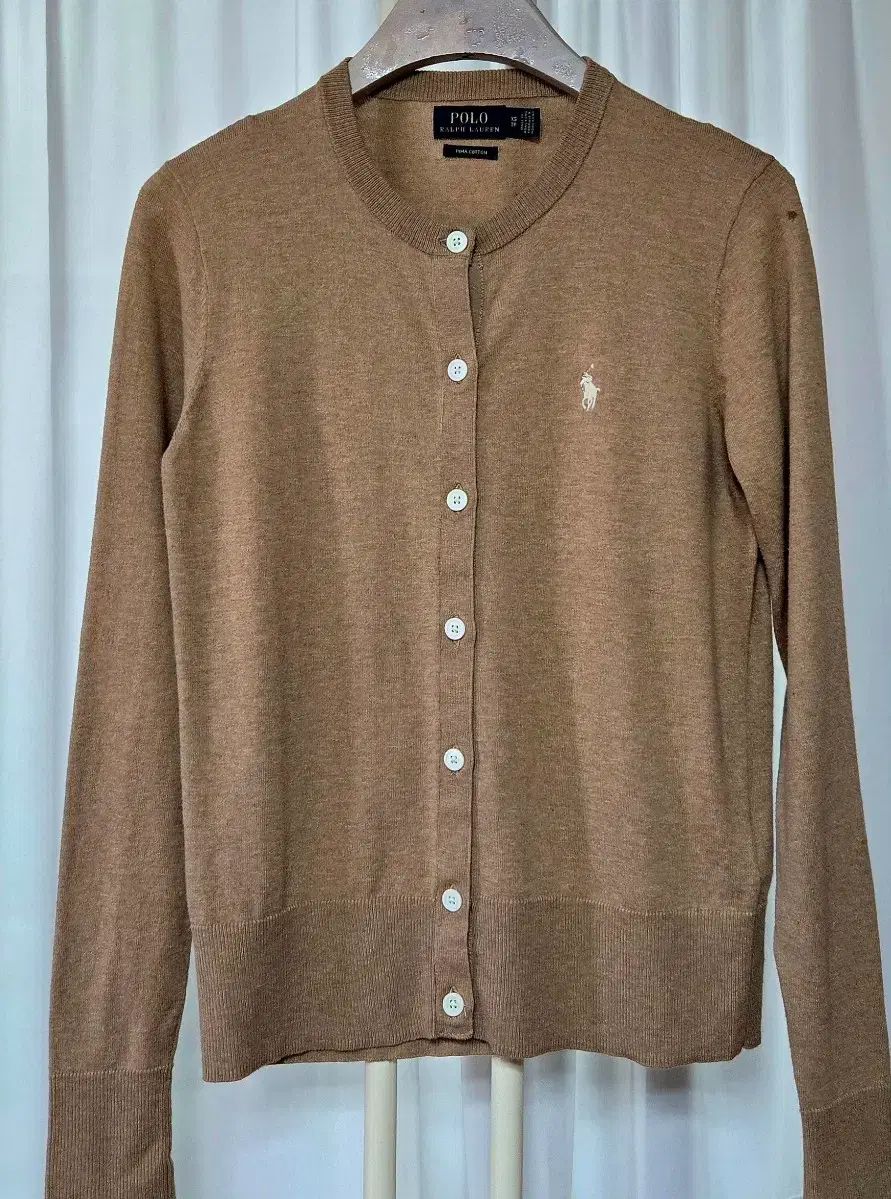 XS ポロ ラルフローレン レディース ピマコットン カーディガン