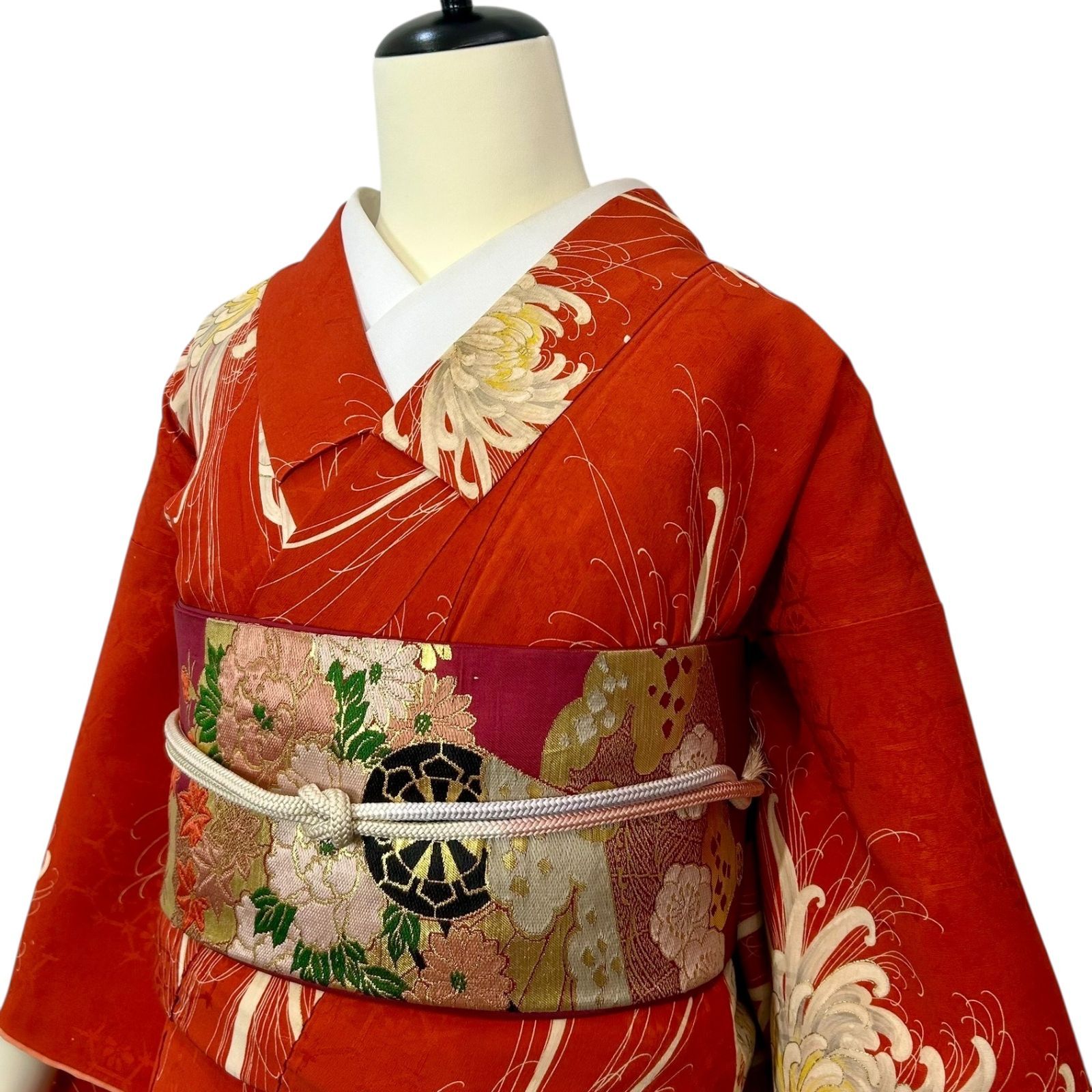 アンティーク着物 小紋 乱菊 - メルカリ