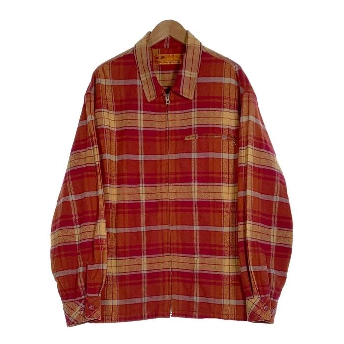 【CHALLENGER】シャツジャケット CHALLENGER チャレンジャー 25SS PLAID ZIP UP SHIRT フランネル
