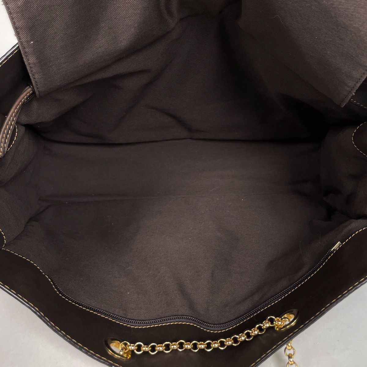 ロエベ LOEWE ロゴ チェーンショルダーバッグ ステッチ 肩掛け