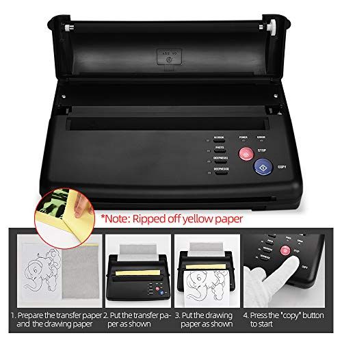 サーマルコピー機 タトゥー転写機 Amazon.co.jp: Phomemo TP81 tattoo printer タトゥー用紙10枚付属