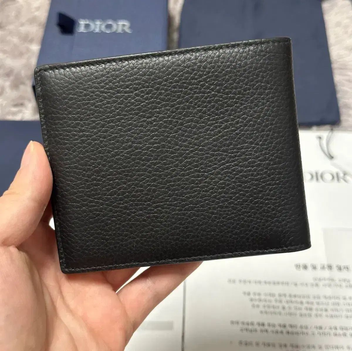 フルセット ディオール CD アイコン 二つ折り財布 ブラック - メルカリ