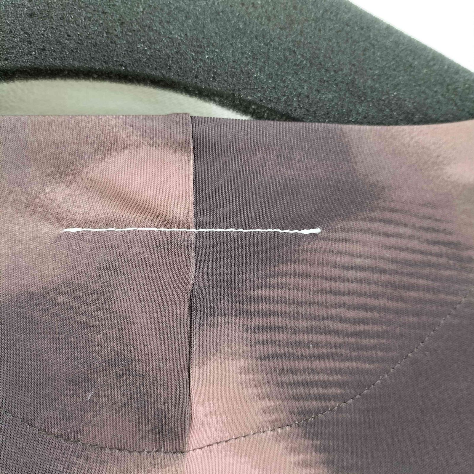 MM6 Maison Martin Margiela(エムエムシックスメゾンマルタンマルジェラ) 歪みチェック ドレープ レーヨンチュニックワンピース レディース  M【中古】【ブランド古着バズストア】 エムエムシックスメゾンマルタンマルジェラ MM6 Maison Martin