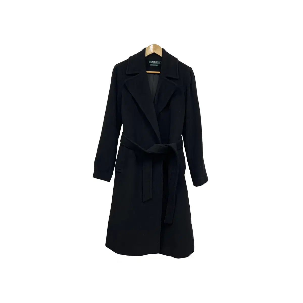8号 ローレン ラルフローレン ベルト付き カシミア ロング コート