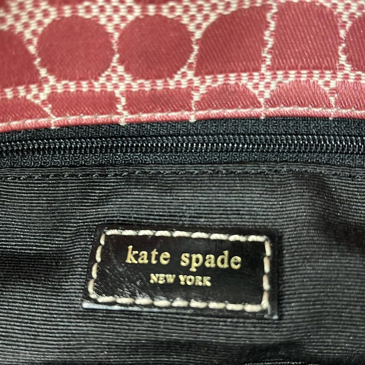 Kate spade(ケイトスペード) トートバッグ - ピンク×白×黒 レザー 