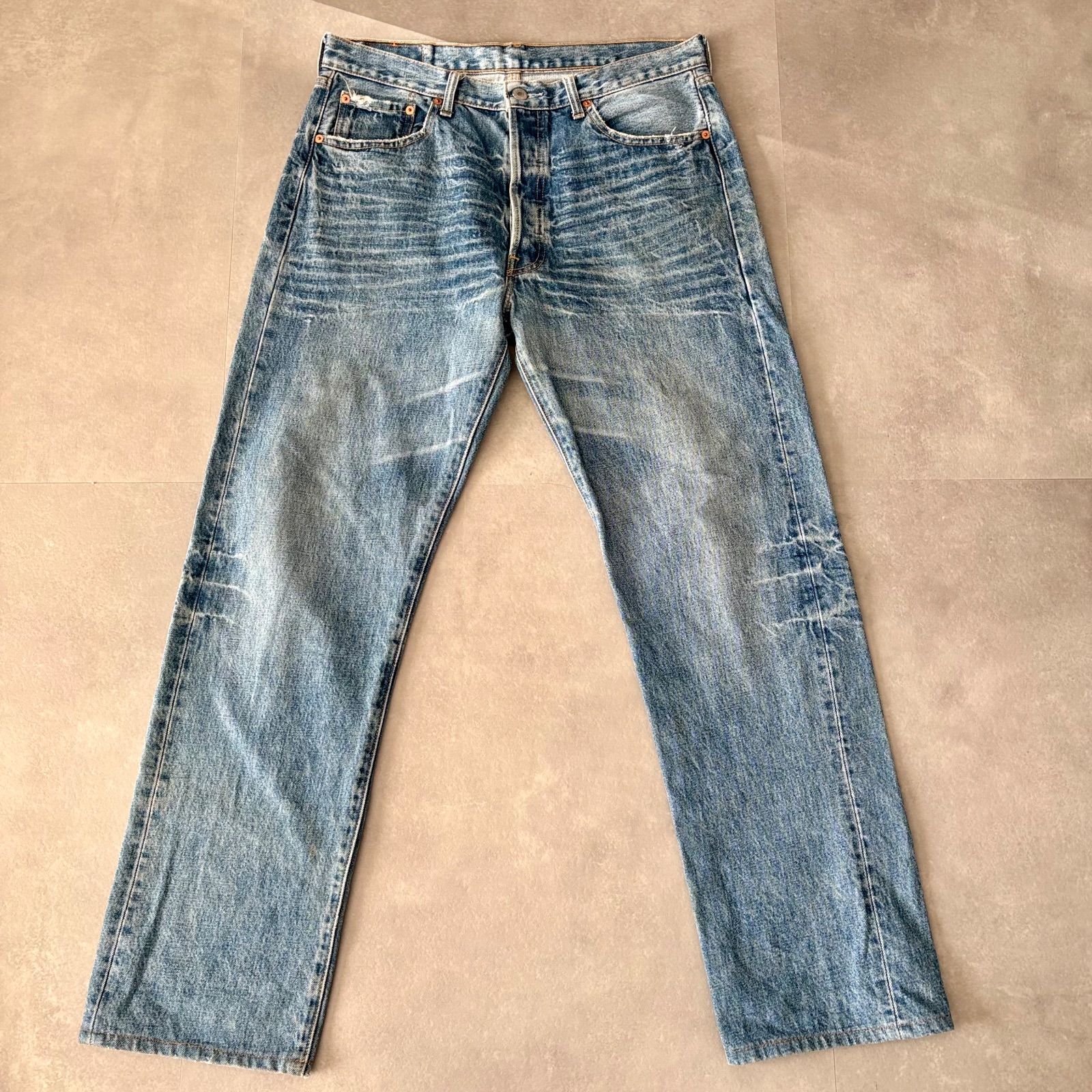 USA製 Levi'sリーバイス501バレンシア W35 色落ち◎ 鬼ハチノス USA製 Levi'sリーバイス501バレンシア W35 色落ち◎ 鬼ハチノス