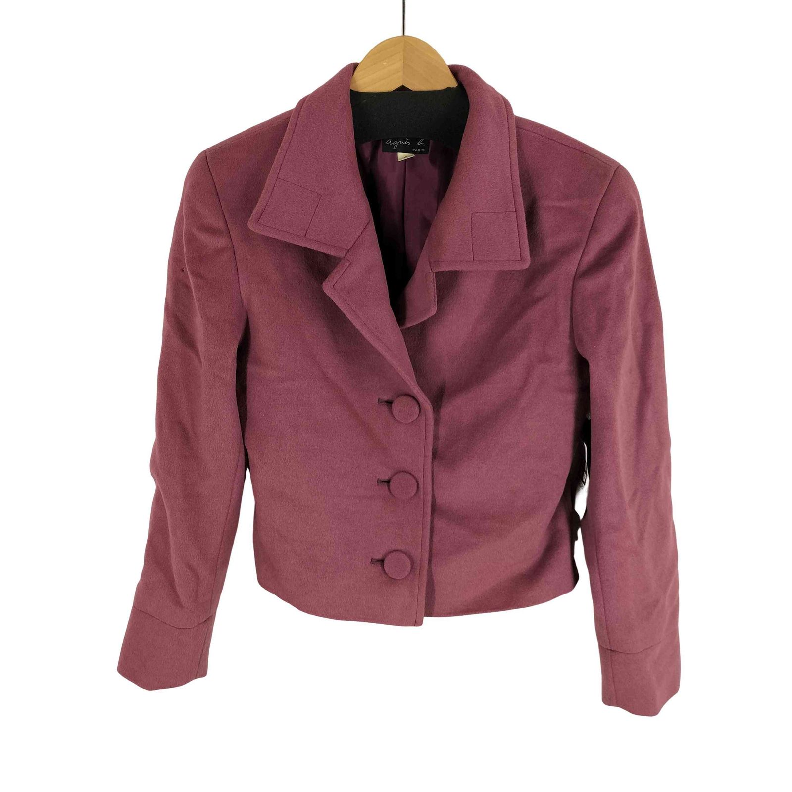 アニエスベー agnes b. 90-2000s カシミヤアンゴラ ウールショート