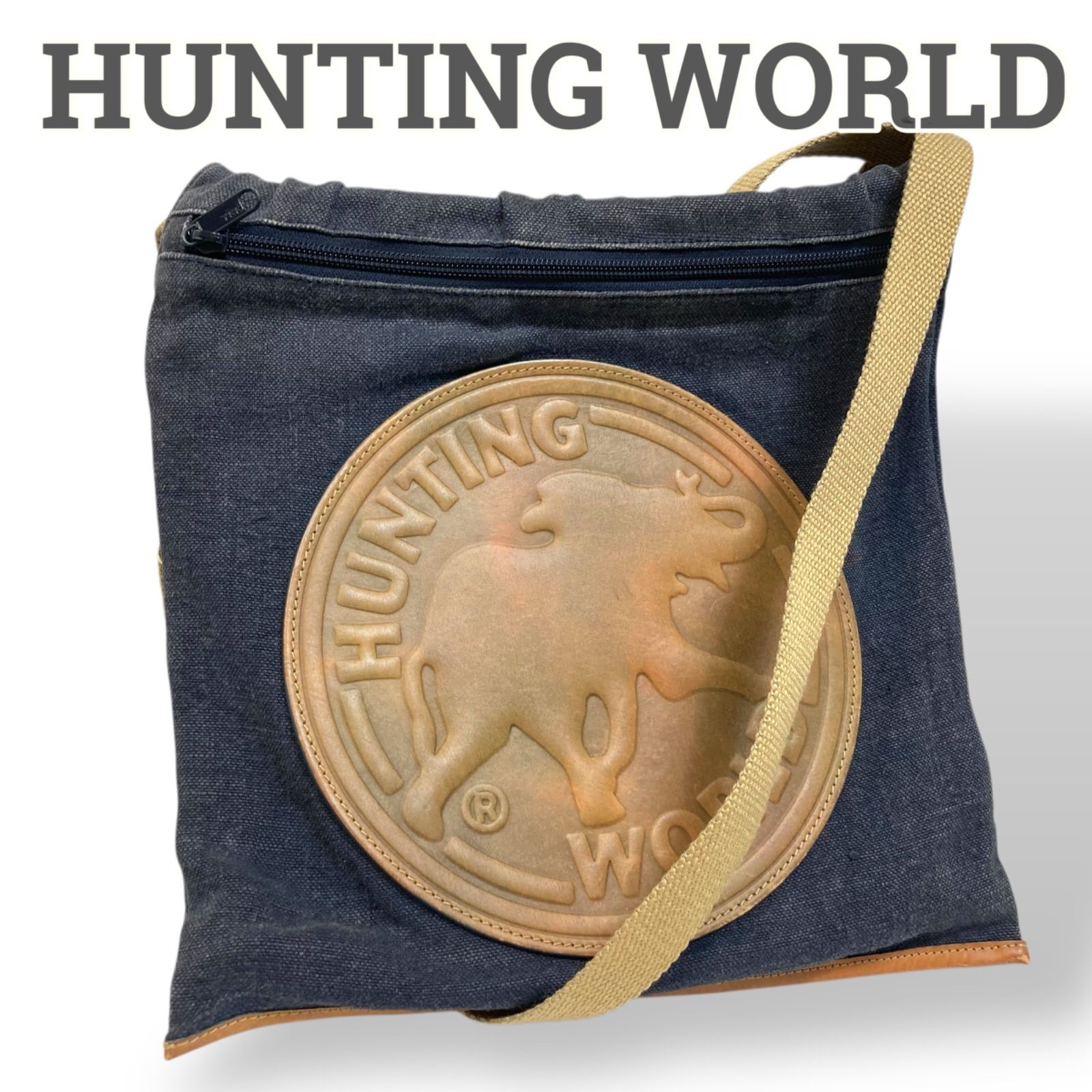 HUNTING WORLD ハンティングワールド ショルダーバッグ 斜め掛けバッグ