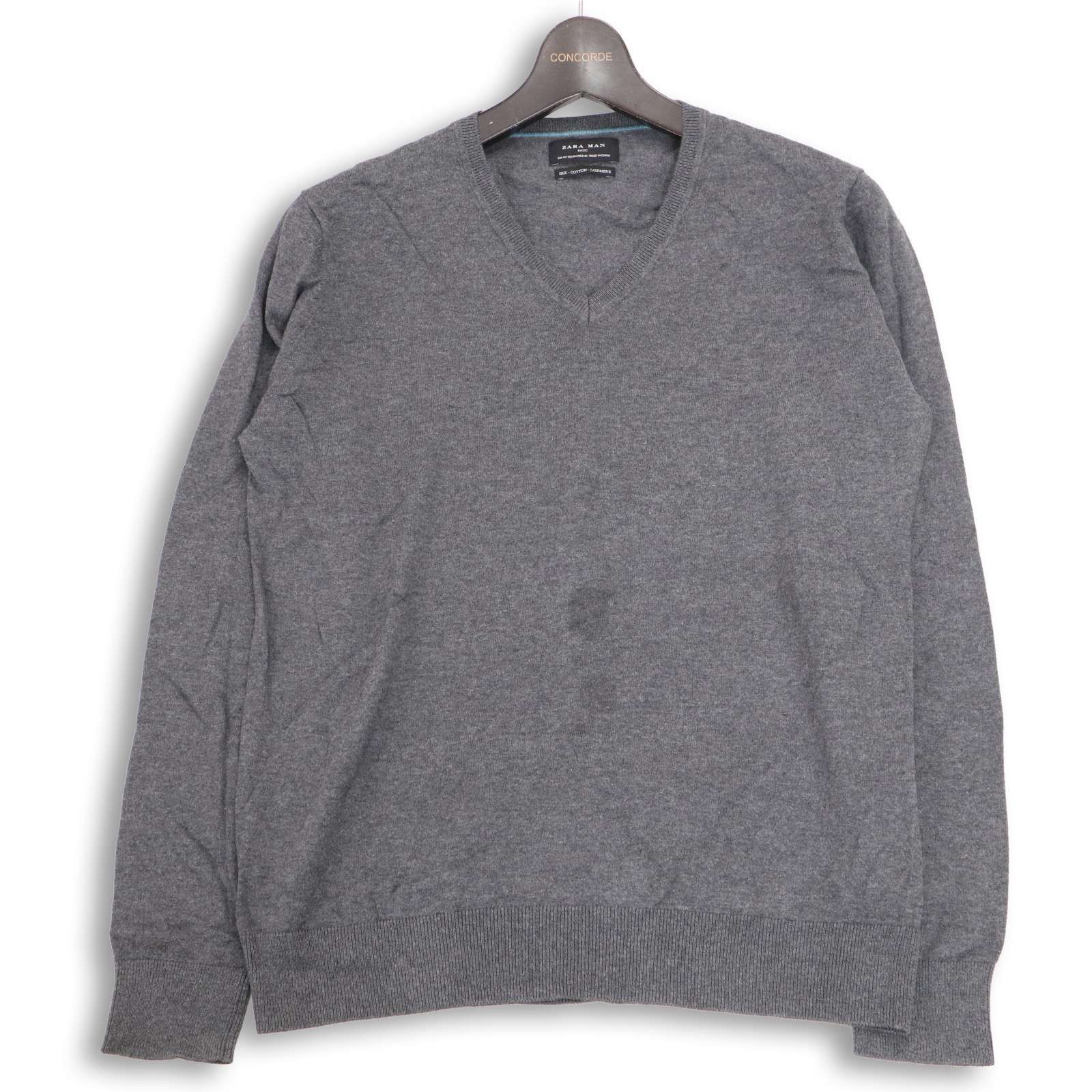 ZARA MAN ザラ マン 秋冬 シルク カシミヤ混☆ ニット セーター Sz.M 