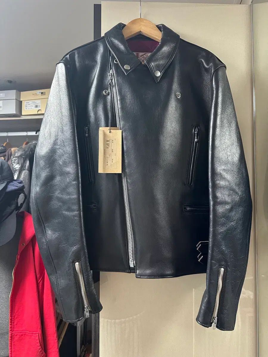 アディクトクローズ AD-02 シープスキン ダブルライダース 44サイズ 新品