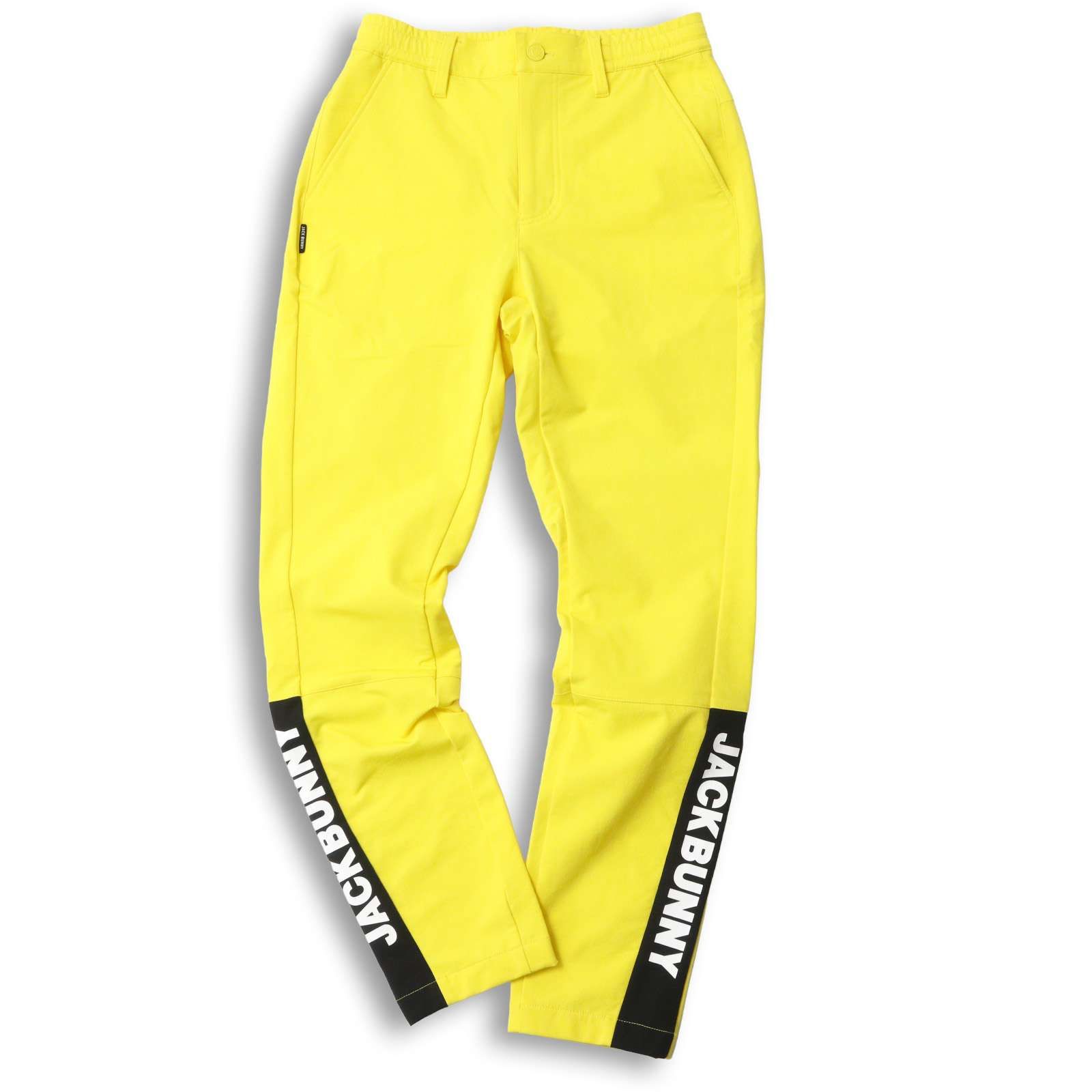 新品 パーリーゲイツ ジャックバニー ストレッチツイルパンツ(4)サイズM/黄 新品 パーリーゲイツ ジャックバニー ストレッチツイルパンツ(4)サイズM/黄