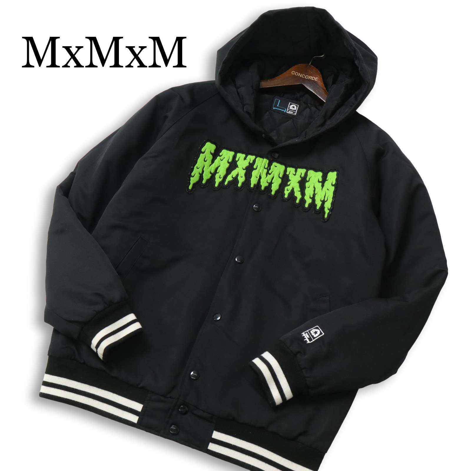 MxMxM マジカルモッシュミスフィッツ 秋冬 中綿☆ ロゴ フーディ 