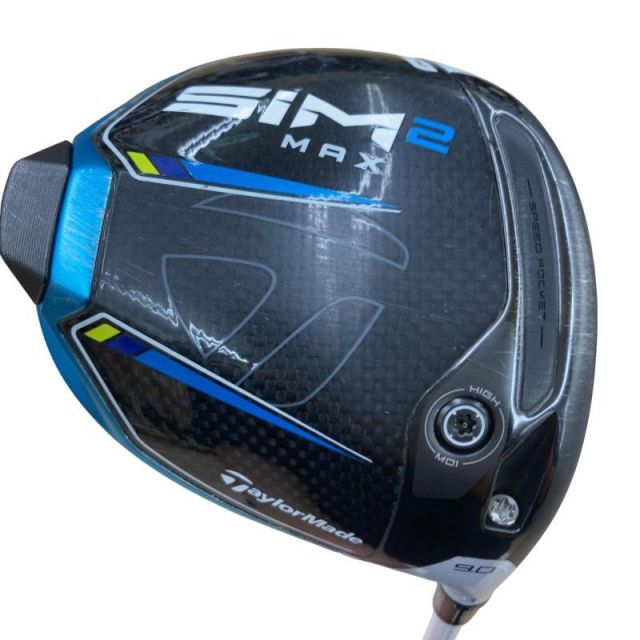 【中古】 テーラーメイド SIM2 MAX  9 ドライバー DR Tour AD HD-6 (フレックスS) メンズ 男性用 右利き 右用 Cランク ゴルフクラブ