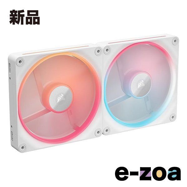 CORSAIR  コルセア iCUE LINK LX140-R RGB WHITE Dual Reverse Fans Starter Kit CO-9051056-WW (2654426)