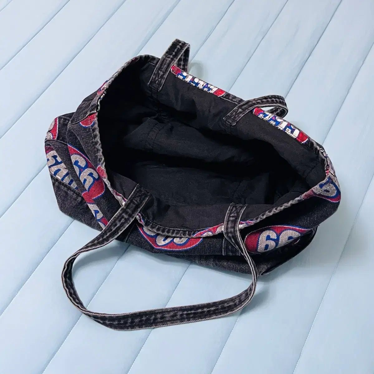 Supreme 666 デニム トートバッグ - メルカリ