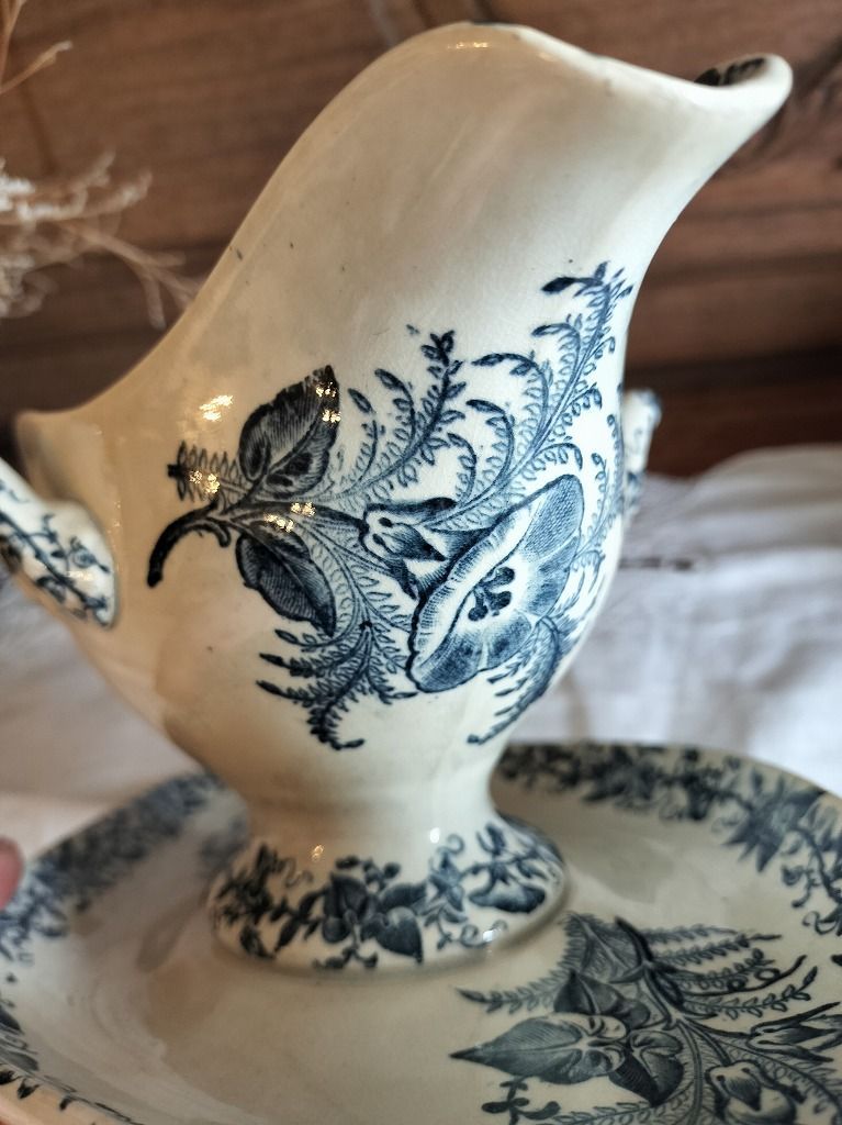 フランス アンティーク 素敵な セール中 絵つき Pexonne ソーシエール