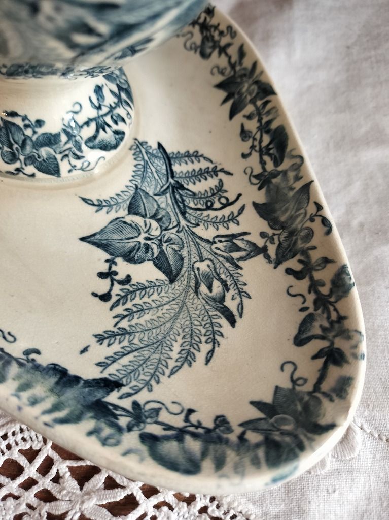 フランス アンティーク 素敵な セール中 絵つき Pexonne ソーシエール