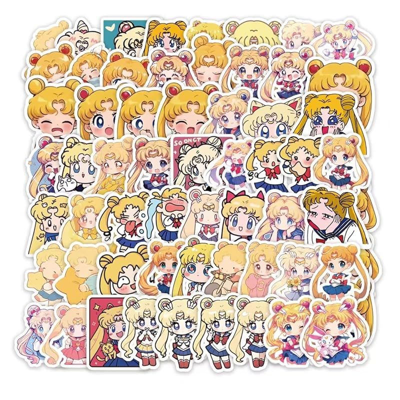 2018年 アニメキャラクターシール 9枚セット PVC材質、防水、50-100枚セット、シールセット、キャラクターシール