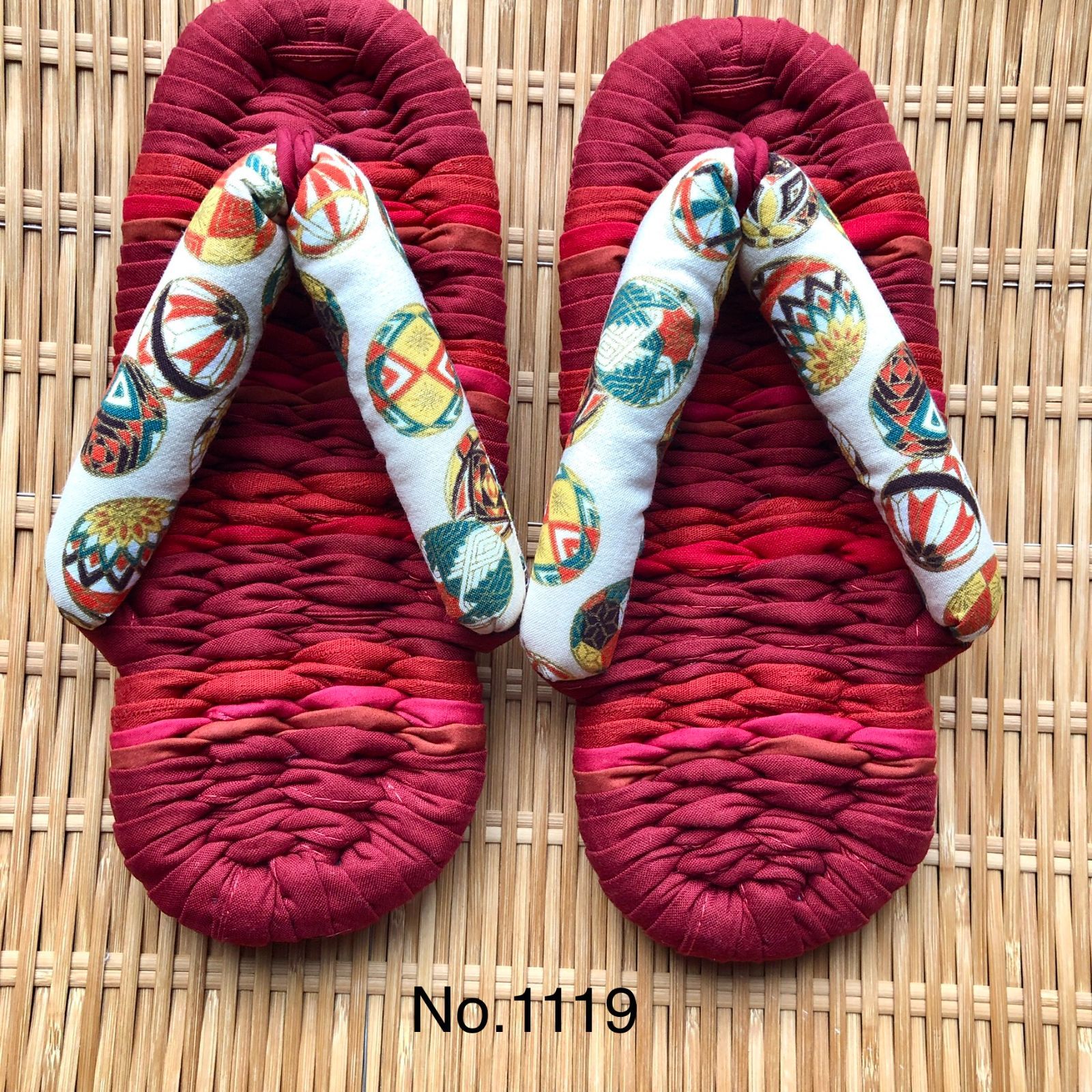 布ぞうり 22.5～23.5㎝ No.1119 - メルカリ