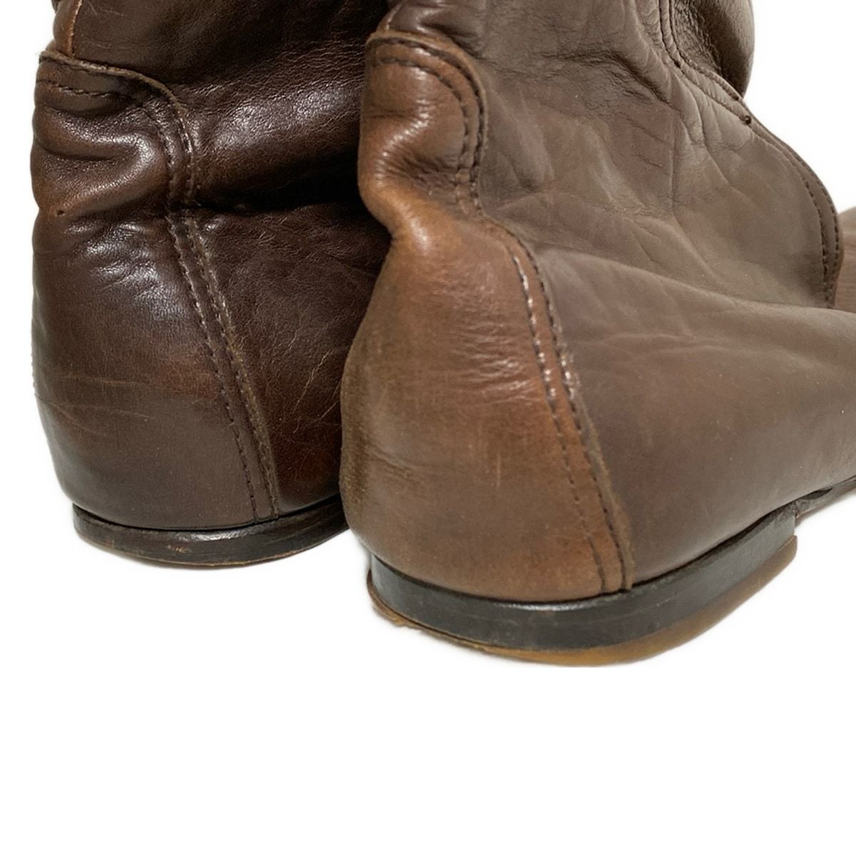 ZUCCA(ズッカ) ロングブーツ M レディース - ダークブラウン アウト