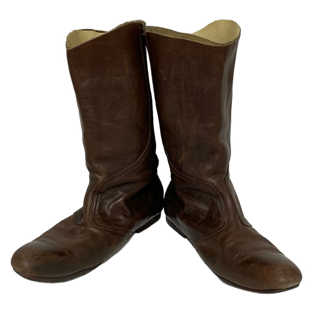 ZUCCA(ズッカ) ロングブーツ M レディース - ダークブラウン アウト