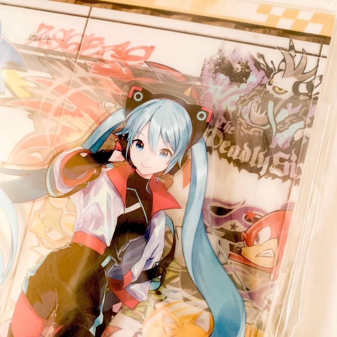 ソニックレーシング クロスワールド×初音ミク アクリルジオラマ
