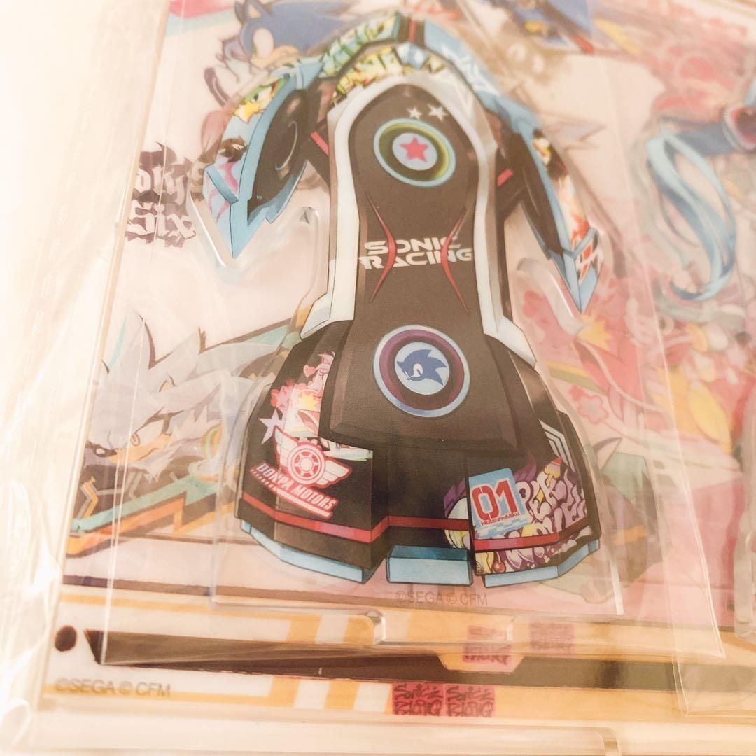 ソニックレーシング クロスワールド×初音ミク アクリルジオラマ