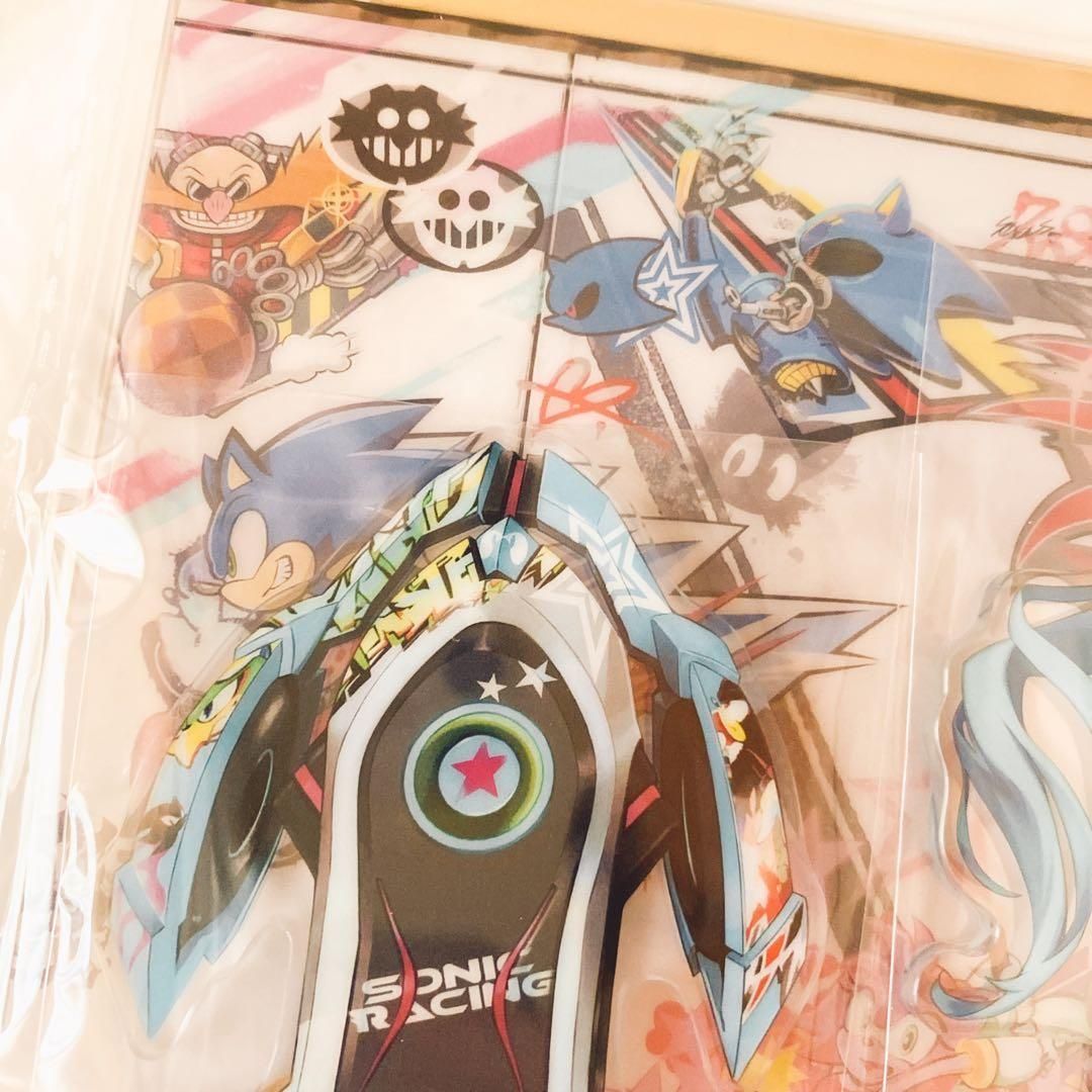 ソニックレーシング クロスワールド×初音ミク アクリルジオラマ