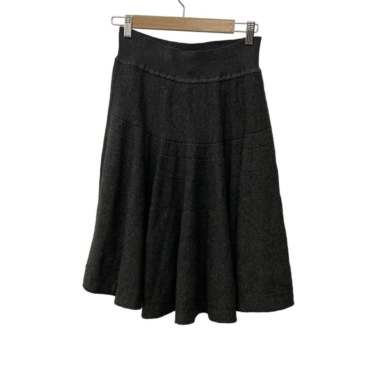 FOXEY(フォクシー) スカート サイズ40 M レディース美品 ダークグレー
