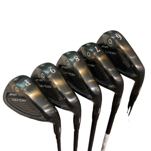 中古】 エポンゴルフ株式会社 EPON EF-02I 5S(#6-PW) アイアンセット
