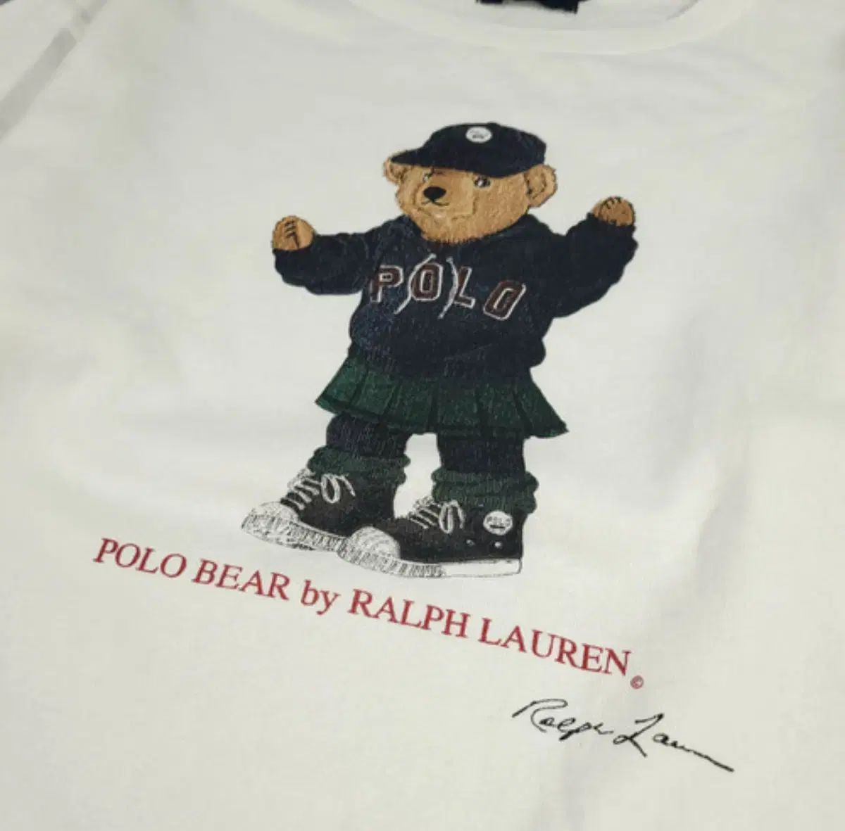 ポロ ラルフローレン ポロベア 白 スウェット - メルカリ