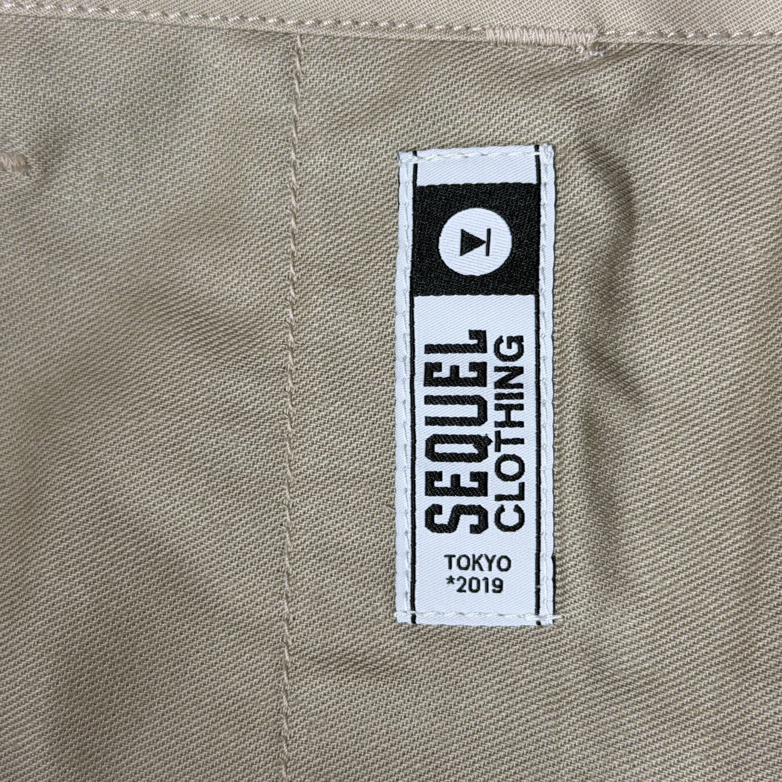 SEQUEL シークエル XF チノパン Mサイズ　ベージュ SEQUEL シークエル CHINO PANTS TYPE-F チノ パンツ タイプF