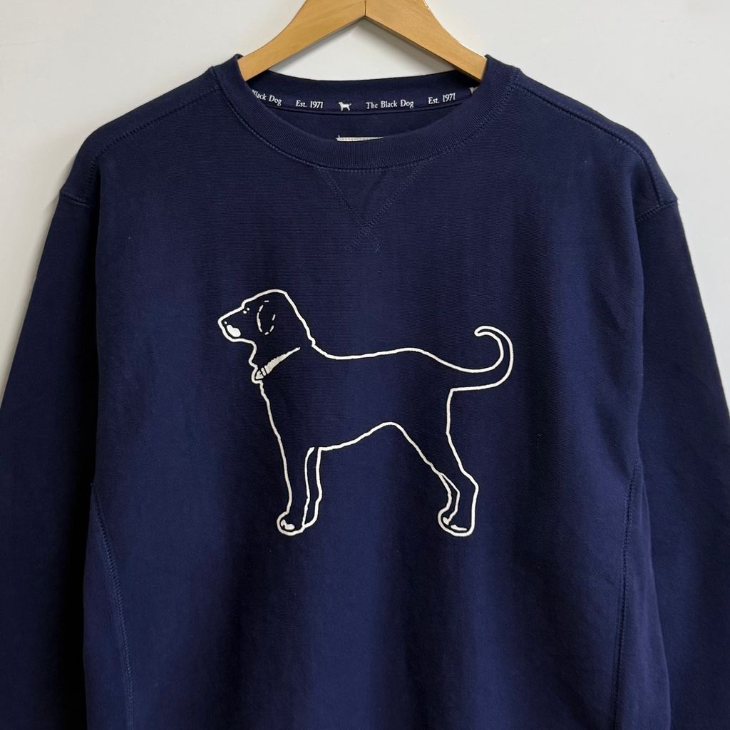 The Black Dog スウェット トレーナー　美品　プリント　犬　ロゴ 90's USA製 