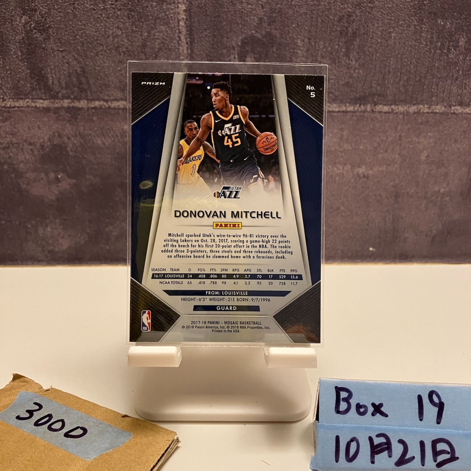 その他 17/18 Prizm Donovan Mitchell RC auto nba Donovan Mitchell 2017-18 Panini Prizm Fast Break Rookie Auto