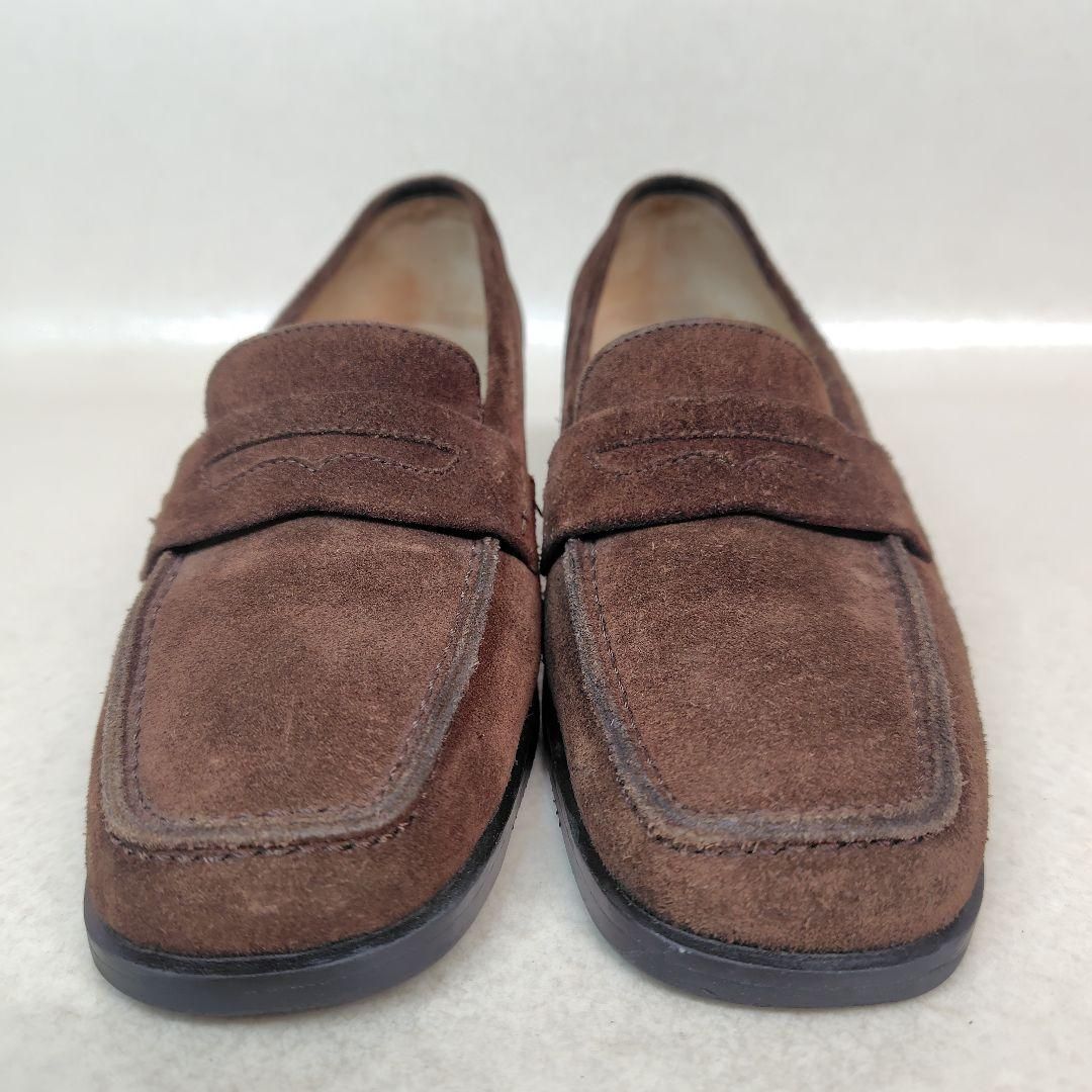 Salvatore Ferragamo フェラガモ コインローファー 5D 22cm スエード