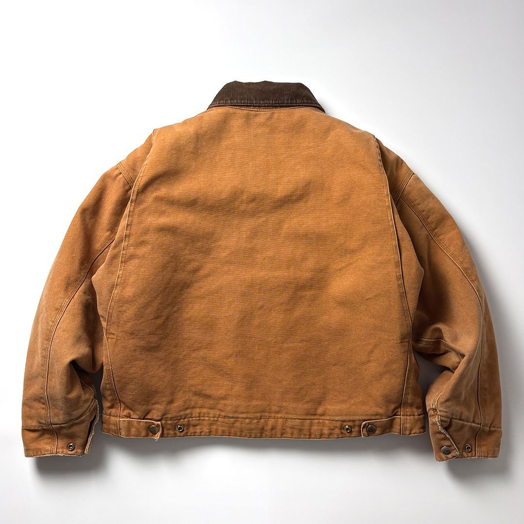 vintageダックジャケットデトロイトジャケット90s古着キャメルコーデュロイ カーハートデトロイトジャケットダックジャケット90sキャメルvintage