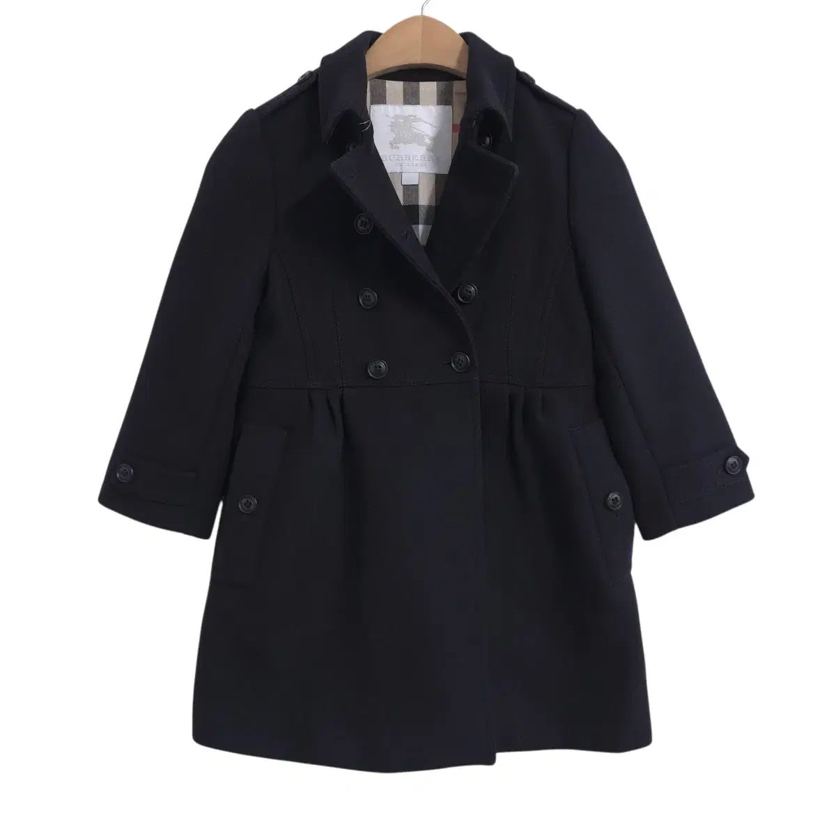 バーバリー(BBR) ブランド キッズ カシミア ダブル コート 110-120