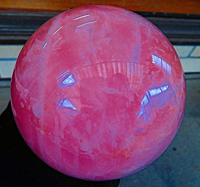 お値下げ！特大美品　天然石ローズクォーツ　約15cm玉　☆約5㎏up お値下げ！特大美品 天然石ローズクォーツ 約15cm玉 ☆約5㎏up