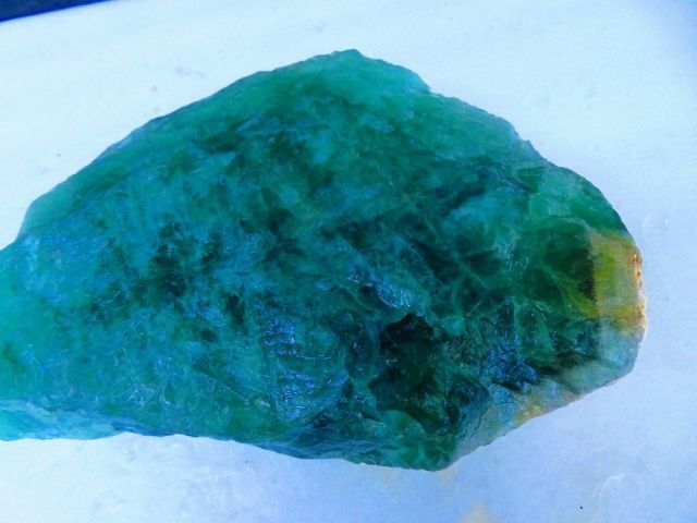 巨大！超迫力の5.82kg ★アメリカ イリノイ州産 フローライト 原石 天然石 置物 水晶 蛍石 鑑賞石 パワーストーン 鉱物 標本 tｋ7685