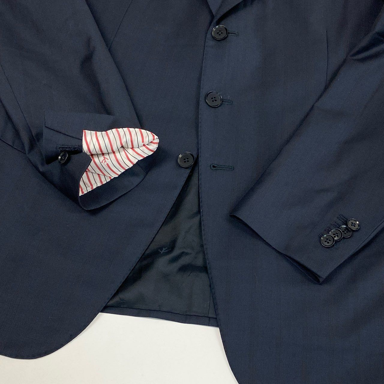 37L22 《美品》 ISAIA NAPOLI イザイア ナポリ シングルスーツ