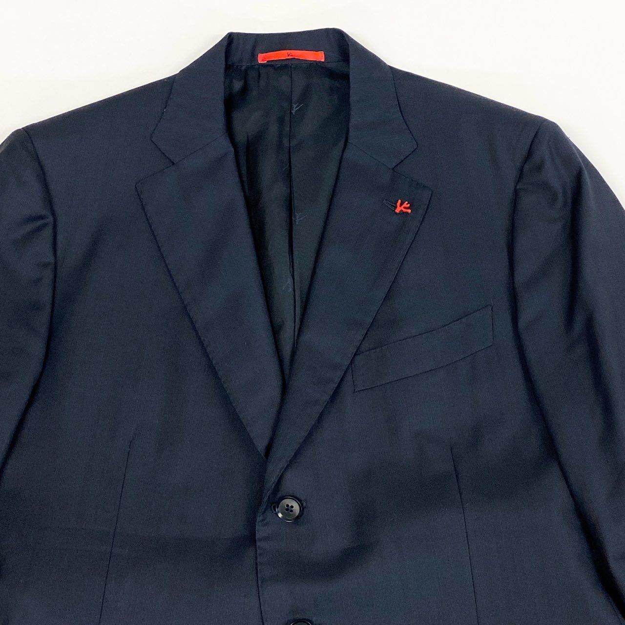 37L22 《美品》 ISAIA NAPOLI イザイア ナポリ シングルスーツ
