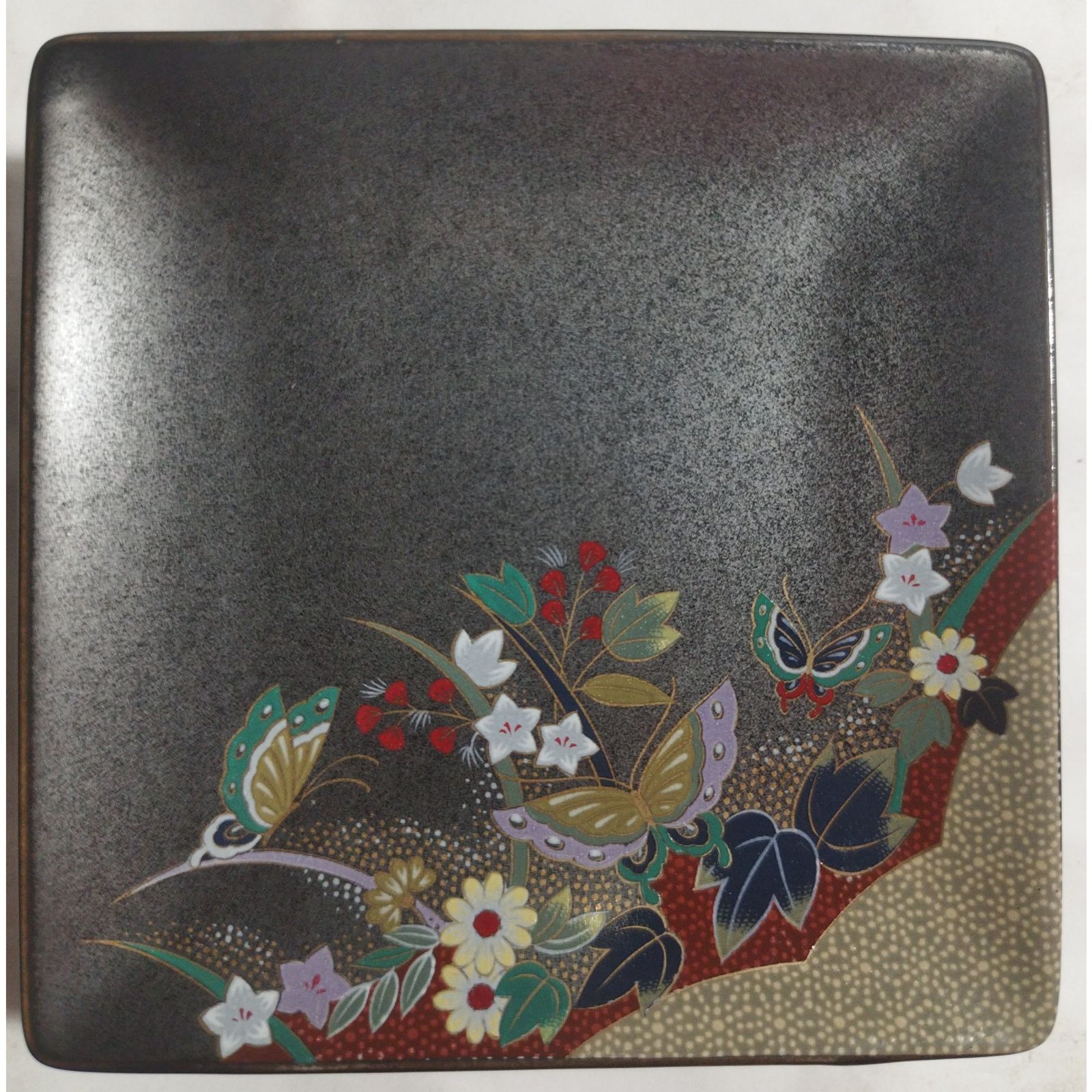 陶彩 蝶友禅 瑞陶 蝶の都 角小皿 5枚セット ( #13892 ) - メルカリ