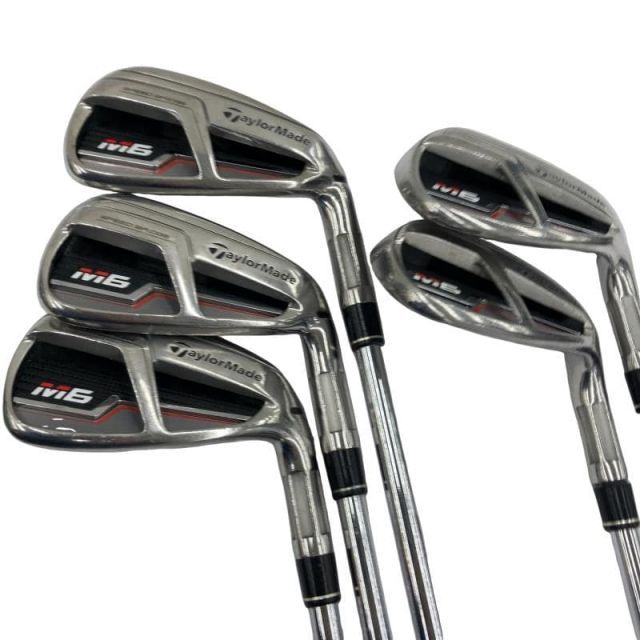 中古】 テーラーメイド M6 6S アイアンセット IR RE-AX 85 STEEL