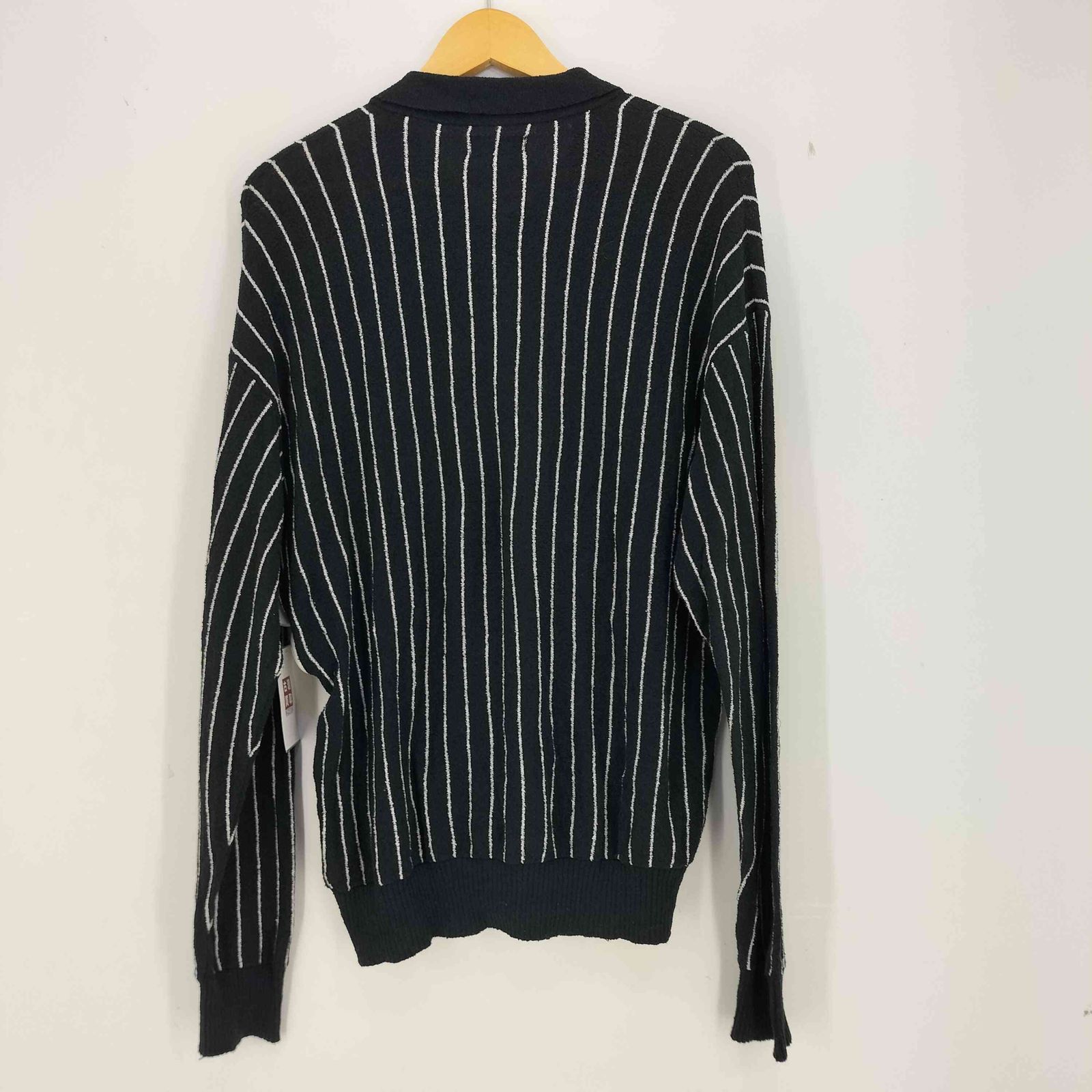 stussy23AW LIGHT WEIGHT LS ZIP POLO Mサイズ ☆23AW☆STUSSY LIGHT WEIGHT LS ZIP POLO (STUSSY/ポロシャツ