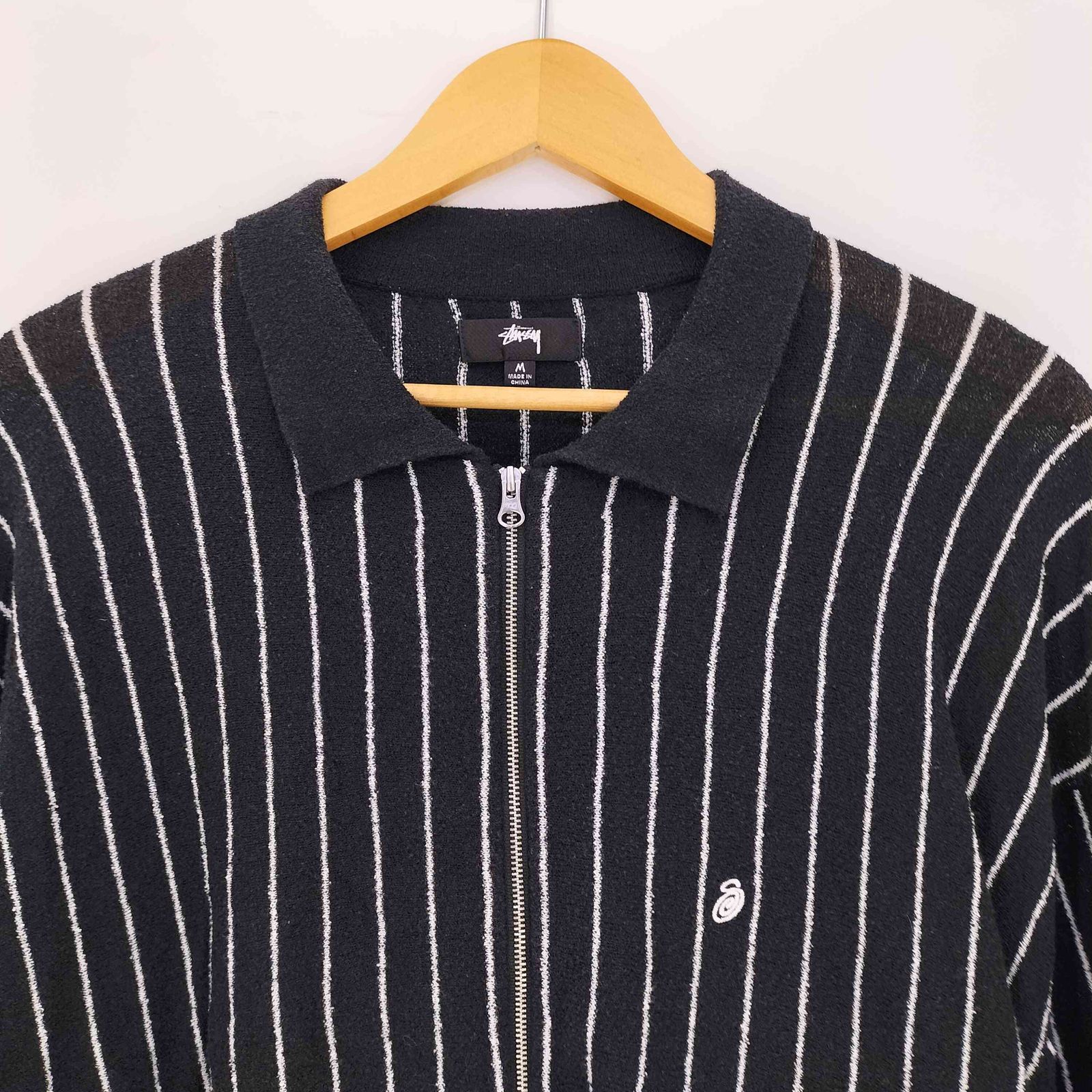 ステューシー Stussy 23aw LIGHT WEIGHT LS ZIP POLO メンズ import：M