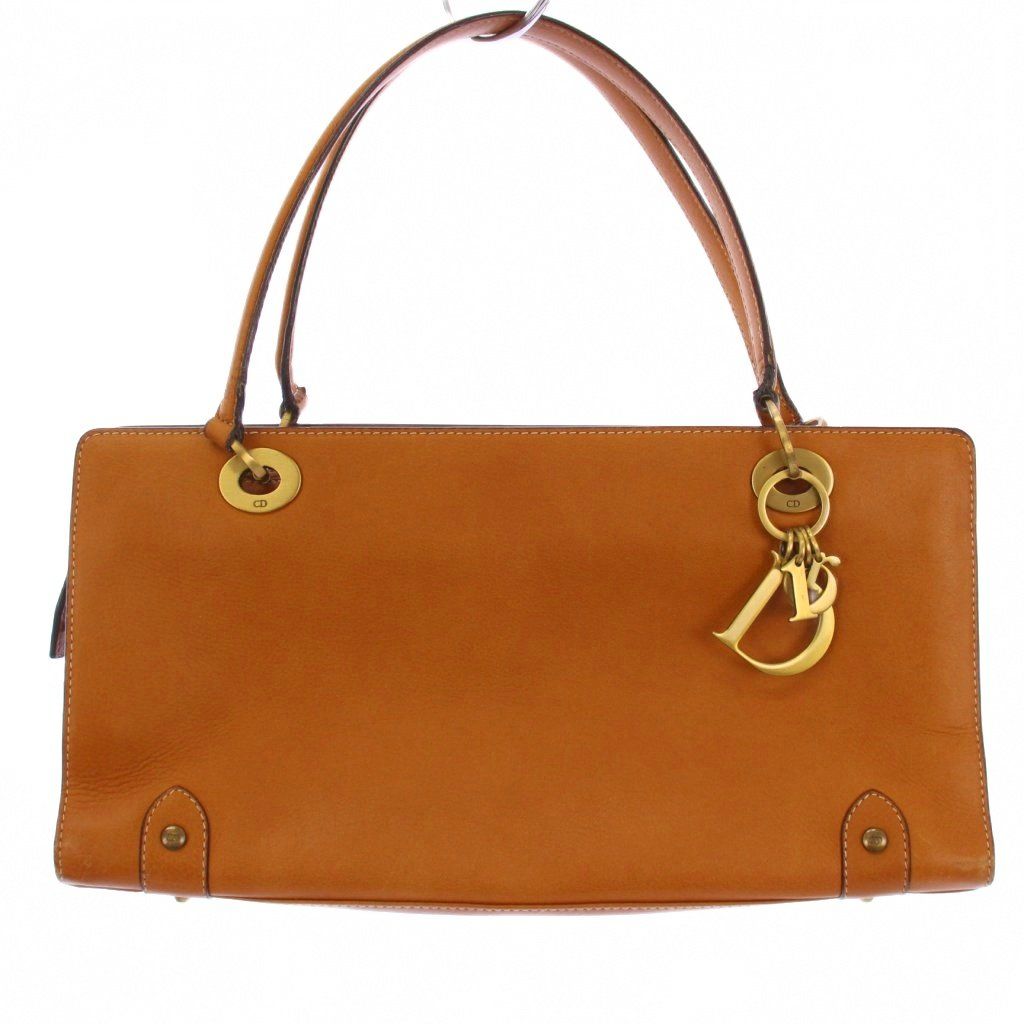 クリスチャンディオール Christian Dior ハンドバッグ レザー ロゴ
