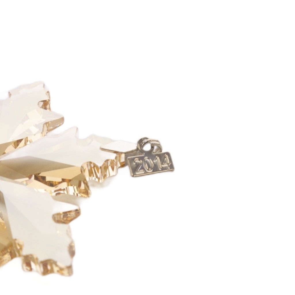 スワロフスキー SWAROVSKI クリスマス オーナメント 2014 茶色 - メルカリ